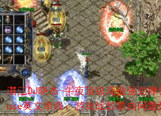 տ��DJ����-��ҹ������ҵǿ������HouseӢ�Ĵ��գ���Ϸս����������ʹ���