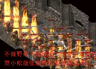 不做野草不做玫瑰?传奇游戏战歌范小松版张崇赞如何燃爆战场? 不做野草不做玫瑰?传奇游戏战歌范小松版张崇赞如何燃爆战场?