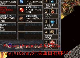 PensamiAncheTuDJ战歌SannyjVsSonny对决曲目有哪些? PensamiAncheTuDJ战歌SannyjVsSonny对决曲目有哪些?