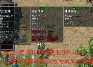 �Ľ�-��������DJս��ZRProgHouseMix��ѩս��Ů��Ϊ������𺳣�