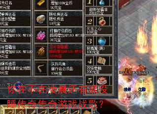 ���ڲ����賿����˭û˯���洫����Ϸս�裿